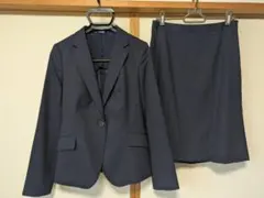 LES MUES 紺 スカートスーツ上下