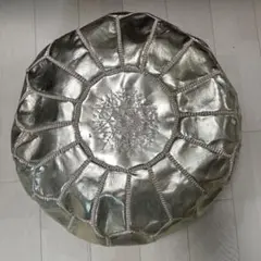 モロッコ プフ (ゴールド)