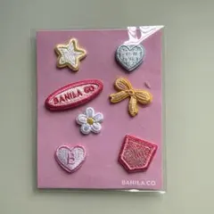 BANILA CO 刺繍ワッペン 6点セット
