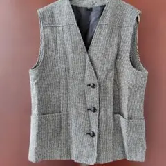 レディース　チェック柄ベスト 13R