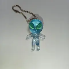 中古【 フエラムネ 】おまけ 人型 宇宙人 グレイ キーホルダー 希少 ① 中古【 フエラムネ 】おまけ 人型 宇宙人 グレイ キーホルダー