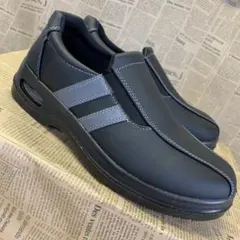 新品★メンズ★26.5cm★撥水 厚底 軽量ビジネスシューズ 黒 102