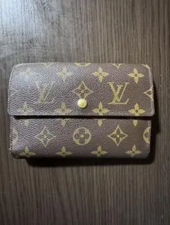 LOUIS VUITTON 三つ折り財布 ダークブラウン - メルカリ