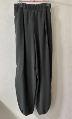 GU レディース ドレープバルーンパンツ Sサイズ グレー