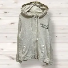 オリーブデオリーブ　パーカー　フーディー　刺繍　ナチュラル　1039D