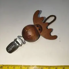 aarikka(アーリッカ)★ムース(ヘラジカ)木製クリップ タオルハンガー