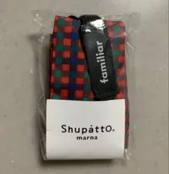 ♡新品未使用♡《ファミリア》シュパットミニマル　S赤系チェック