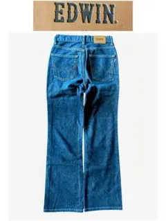 日本製 Miss EDWIN 401 濃紺 W28 デニム パンツ 股上深めKK