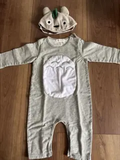 minkymom トトロ ロンパース 90cm 帽子付き