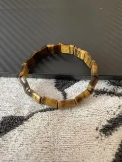 新品　イエロータイガーアイ　竹形状