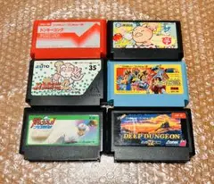 【ファミコンソフト6本セット・Nintendo Famicom】da