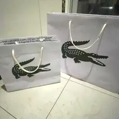 ［セール中］Lacoste ショッピングバッグ 大小セット
