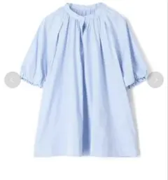 TOMORROWLAND ストレッチブロード パフスリーブブラウス