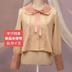 アベイル 五月アイ ブラウス Avail コラボ ロリータ 3L ピンク 桃のサムネイル