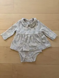 [GAP]フラワープリントロンパース 60cm(3-6ヶ月用)