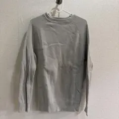 ZARA グレー リブ編み ニットセーター M