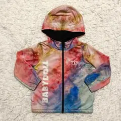 BABYDOLL カラフル　宇宙柄　ジャケット　パーカー　キッズ　タイダイ　上着
