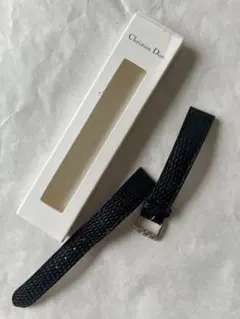Christian Dior 時計用ベルト ブラック リザードのサムネイル