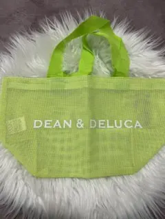 DEAN & DELUCAメッシュ トートバッグ　黄緑