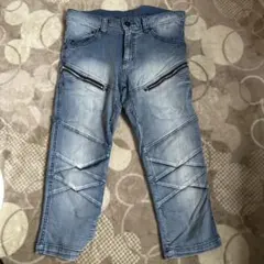 VOGUISH バイカーデニムパンツ ライトブルー Lのサムネイル