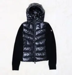 ★極美品★ダウン&フリース★サイズM★レディース★ブラック★モンクレール★