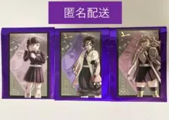 鬼滅の刃 フォトカード 極楽湯 シール 胡蝶しのぶ 栗花落カナヲ 甘露寺蜜璃
