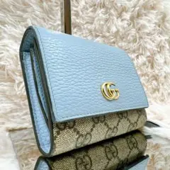 未使用 グッチ 現行 2つ折り財布 ウォレット GGスプリーム マーモント 楽天市場】gucci 二つ折り財布 ggマーモントの通販