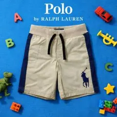 【美品】POLO ラルフローレン キッズ 115 ビッグポニー ハーフパンツ