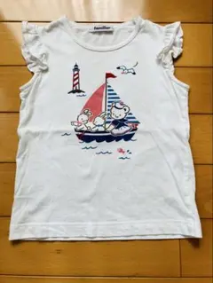 familiar ボート刺繍 Tシャツ - メルカリ