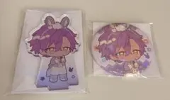 あんスタ アニカフェ アクスタ 缶バッジ 乙狩アドニス