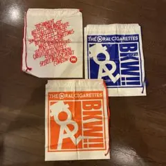 THE ORAL CIGARETTES 巾着バッグ3点セット
