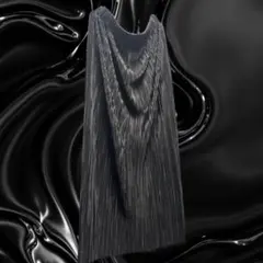 【美品】ロングスカート プリーツスカート リブ