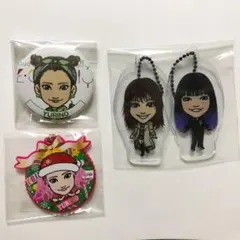 E-girls クリアチャーム セット