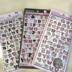 ボンボンドロップシール　サンリオ 新作　moji正規品　3枚セット