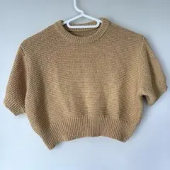 GRL パフスリーブサマーニットトップス