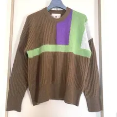 PLAN C プランシー プリントカットソー フロントロングスリーブシャツ