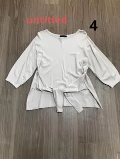 untitled 七分袖トップス