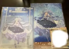 一番くじ 雪ミク 2019年　K賞ビッグアクリルスタンド　S賞クリアポスター