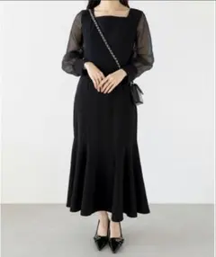 Maison Calme パーティードレス ブラック M