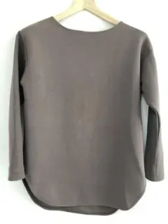 OPAQUE.CLIPブラウンカーキ長袖 Tシャツ