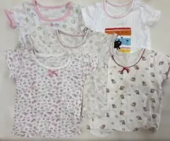 幼児　キッズ　ベビー　95cm 下着肌着　半袖　5点まとめ売り　洗い替え