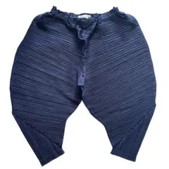 PLEATS PLEASE サルエルパンツ ダークネイビー サイズ3 美品 - メルカリ