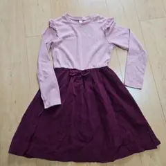 après les cours 長袖ワンピース 140