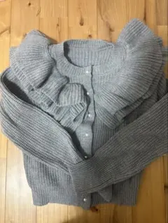 GRL フリルニットカーディガン