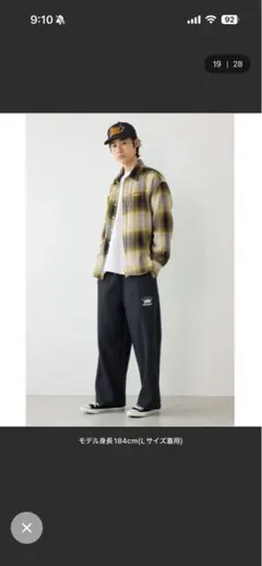 ロデオクラウンズ　ボンディングワッフルパンツ