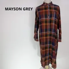 MAYSON GREY メイソングレイ チェック柄 シャツワンピース Mのサムネイル