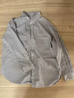 GU ストライプシャツ　長袖シャツのサムネイル