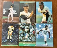 最終値下げ! 1990年 プロ野球 ビッグサイズカード6枚セット カルビー