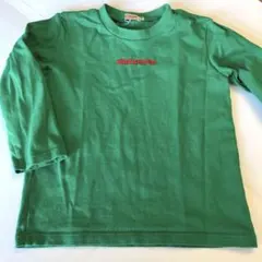 ミキハウス　ロングTシャツ 100cm グリーン