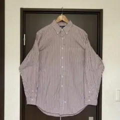 90s Ralph Lauren ラルフローレンストライプ シャツ 16 1/2